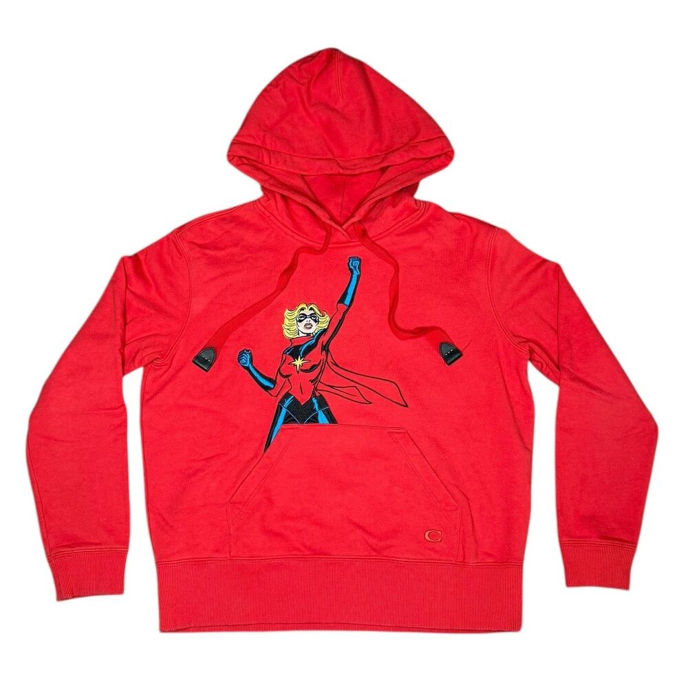 Coach X Marvel Captain Marvel Embroidered Hoodie